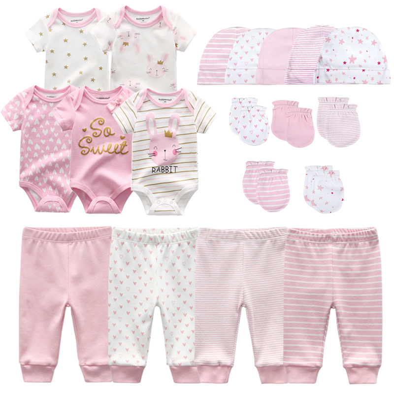 Zestaw ubranek dla niemowlaka chłopca 0-6 miesięcy: garnitur, kombinezon, spodnie, kapelusz, rękawiczki - Wianko - 5