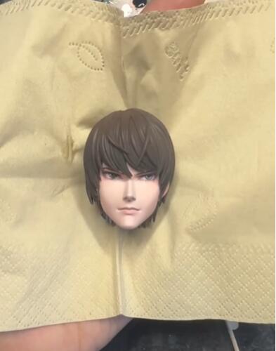1/12 DEATH NOTE Yagami Light Head Carving For 6&Prime; Romankey VTOYS SHF Figure Body