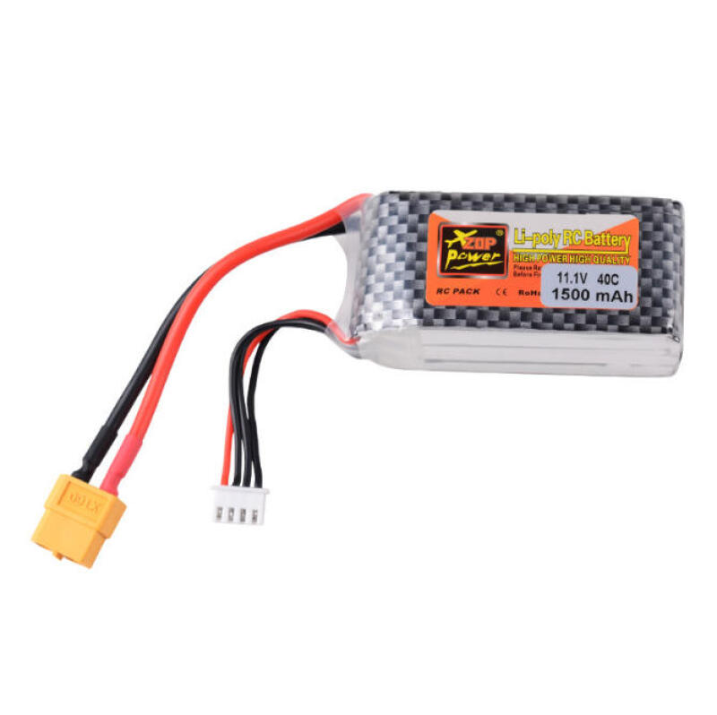 11.1V 1500mAh 3S LiPo Battery 40C T Plug for RC Car Airplane Helicopter Truck - Picture 11 of 12