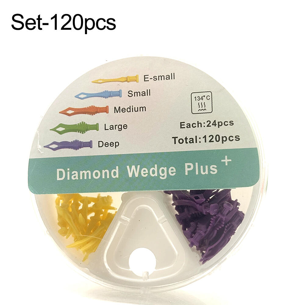 Dental Diamond Wedges Sectional Matrix System Plastic Daptive Interdental Teeth