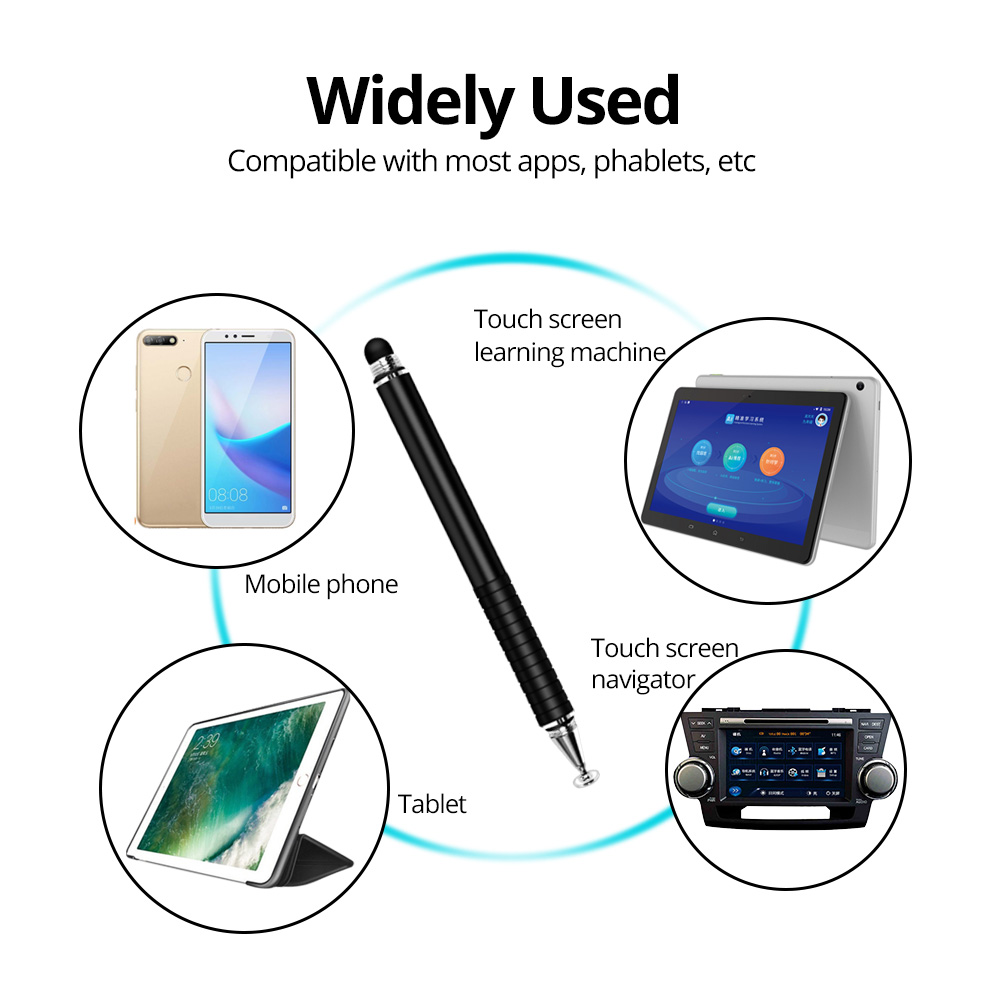 Universal 2 in 1 Stylus Drawing Tablet Pens Capacitive Screen