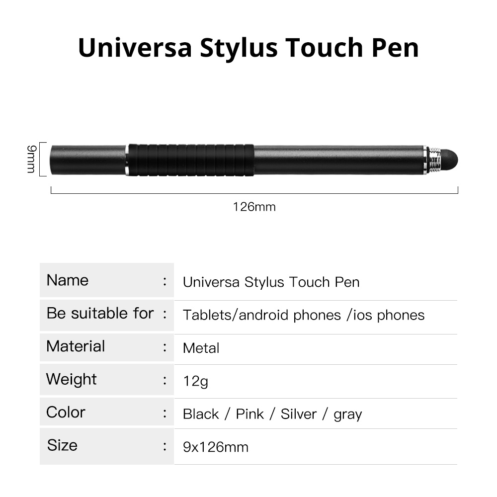 ANMONE 2 in 1 Universal Touch Screen Pen For Phone Capacitive Tablet Stylus Pen for Mobile Phone Stylus Drawing Tablet Pens