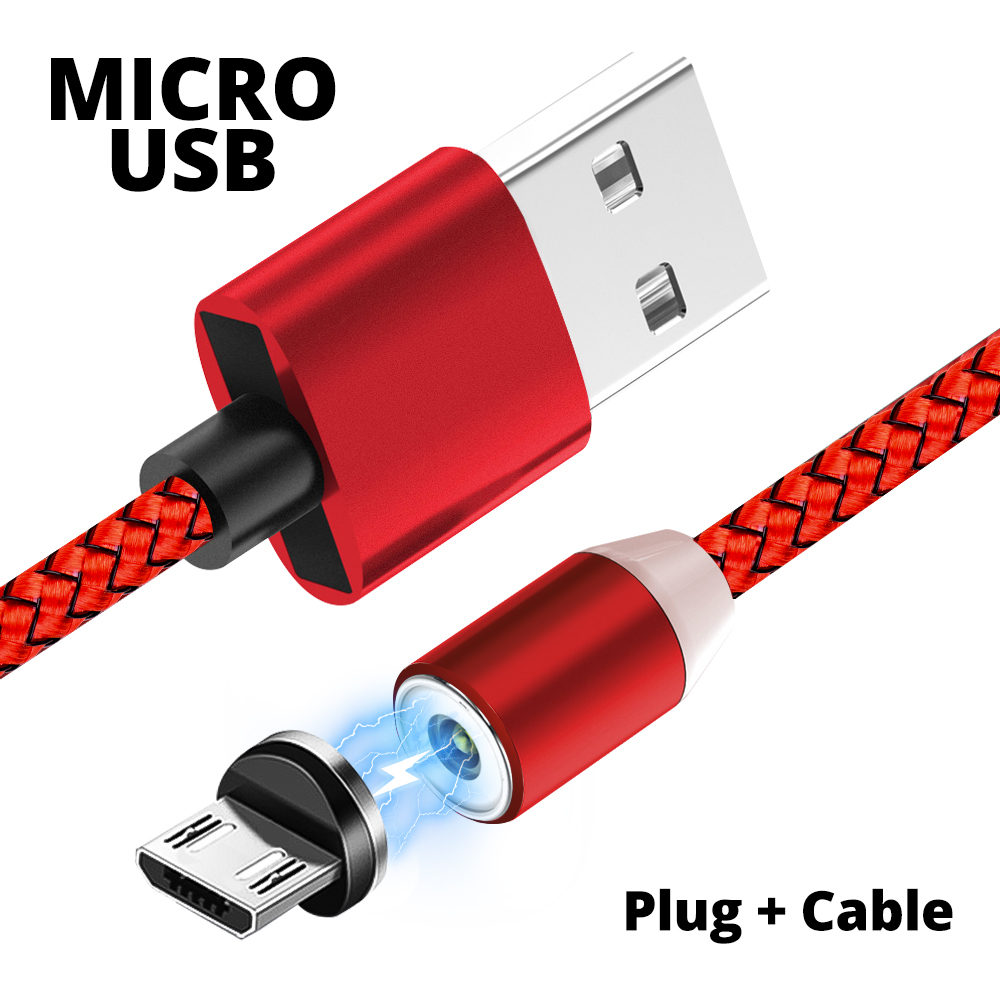 ANKNDO Магнитный usb-кабель магнит микро USB C кабель 1м 2М для быстрой  подзарядки для iPhone Xiaomi Мобильный телефон зарядное устройство типа C  шнур | AliExpress