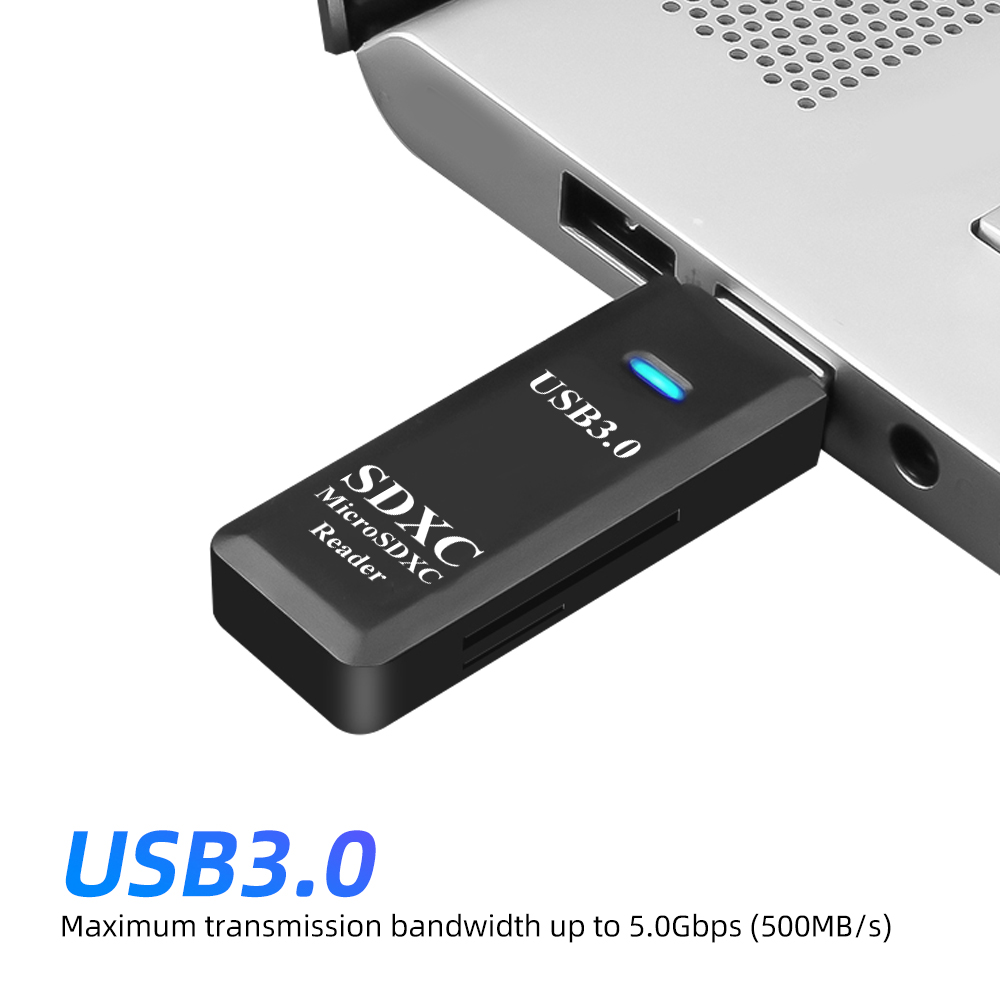 USB3.0 2 IN 1 Card Reader for PC Micro SD TF Card Memory Reader USB 3 Multi-card Writer Adapter Flash Drive Laptop Accessories