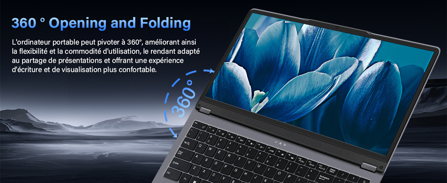 Portatile Azeyou 15,6'' FHD - Ryzen 3 3200U, 16GB RAM, 512GB SSD, Radeon Vega 3, Wi-Fi 5G, OS 11 Pro, Argento