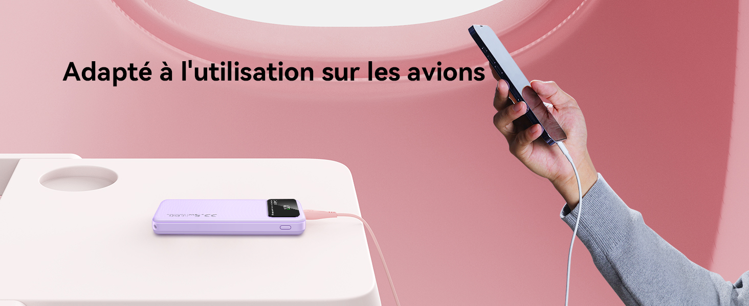 Batterie externe - Câbles intégrés