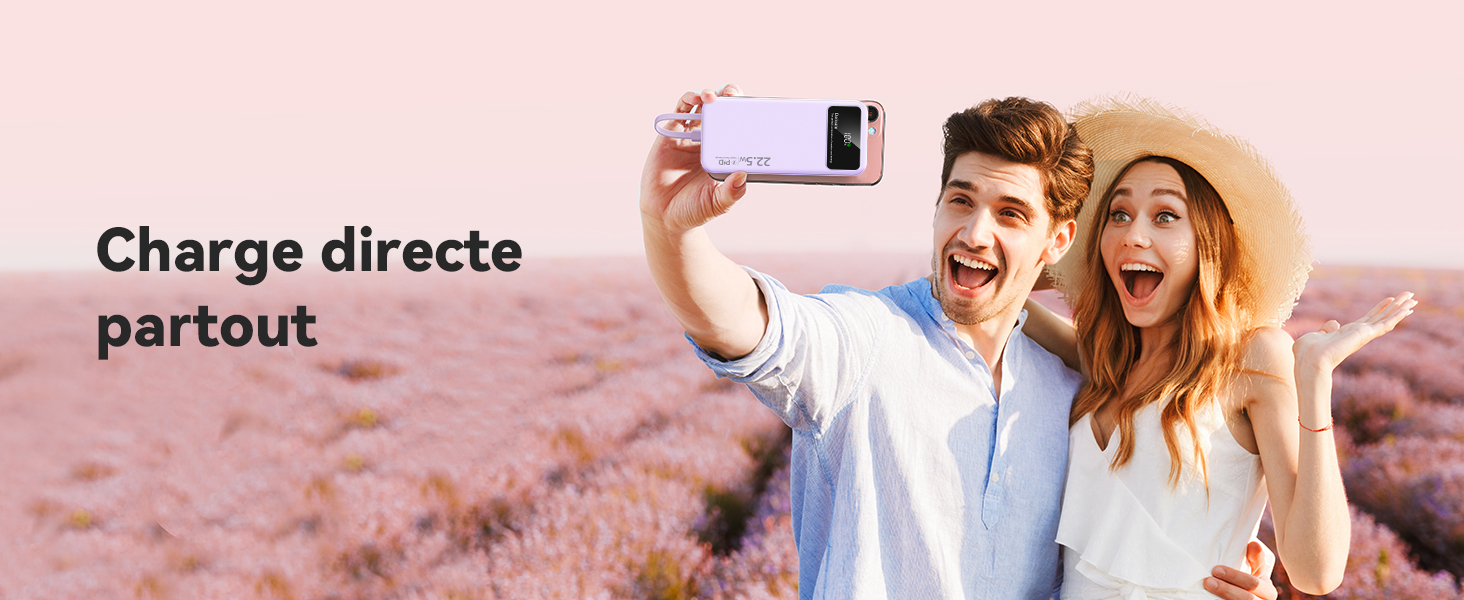 Batterie externe - Comparaison taille