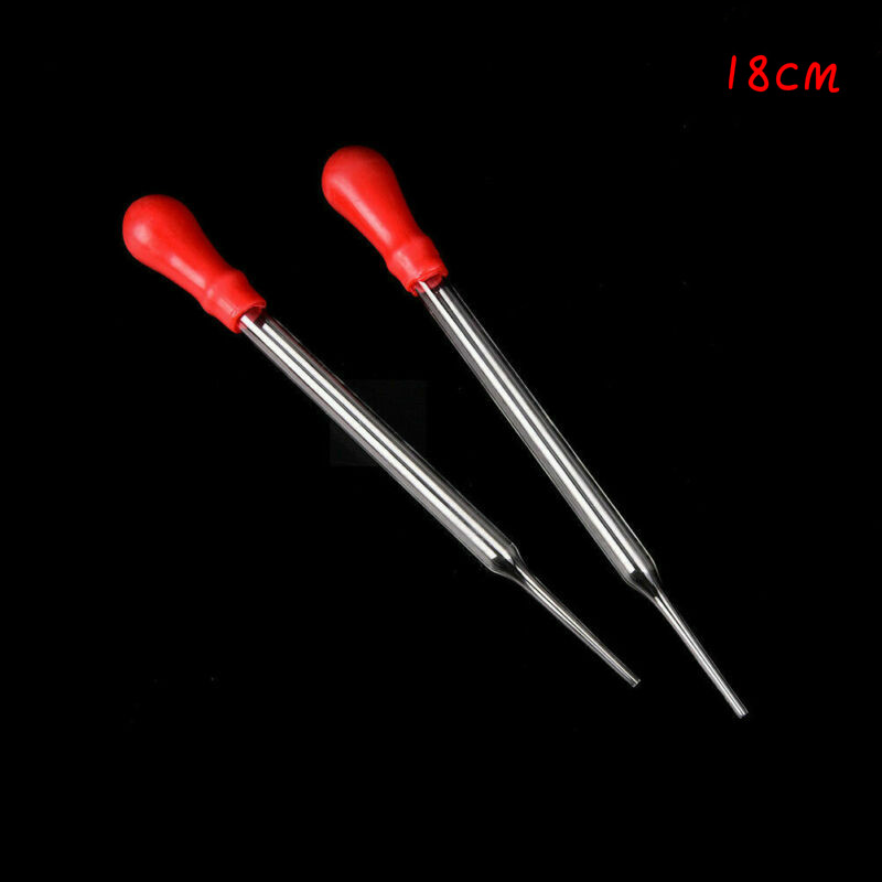 Set of 5 Laboratory Glass Pipettes with Red Rubber Caps 9-20cm - Picture 19 of 20