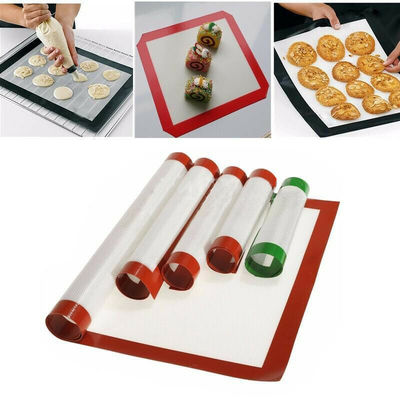 1Pc Silicone Cooking Mat Non Stick Heat Resistant Liner Oven Baking Tray Sheet 
