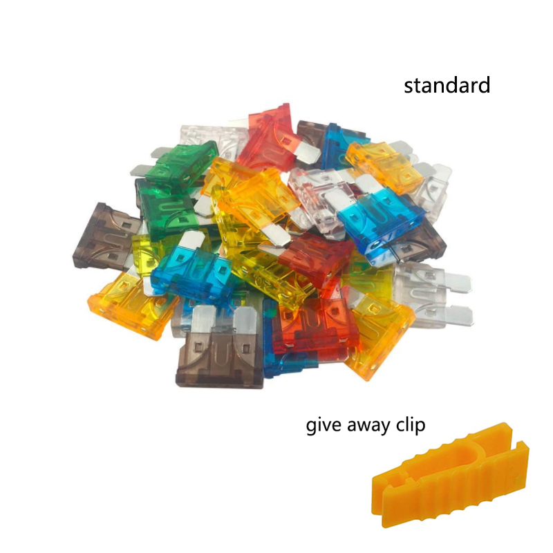 50pcs Blades Fuses Fuse 1a 2a 3a 4a 5a 10a 15a 20a 25a 30a 40a fuse ATO Bike Car - Picture 13 of 15