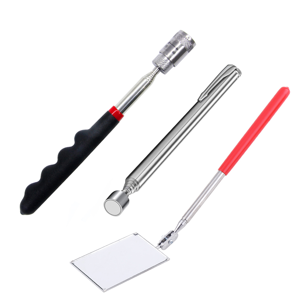 New LED Telescoping Magnetic Pick Up Tool Kit Inspection Mirror Lamp - Picture 23 of 26