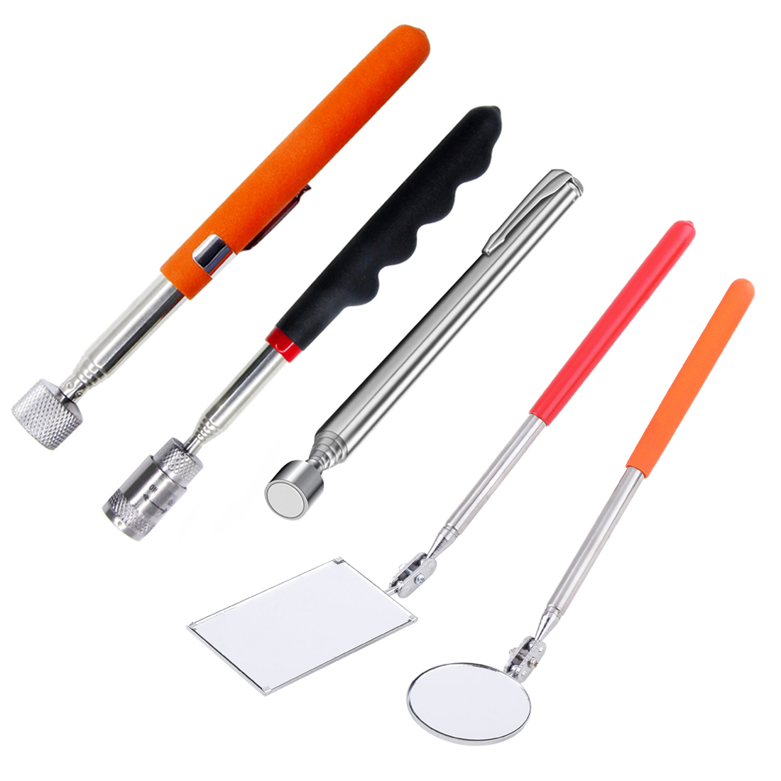 New LED Telescoping Magnetic Pick Up Tool Kit Inspection Mirror Lamp - Picture 26 of 26