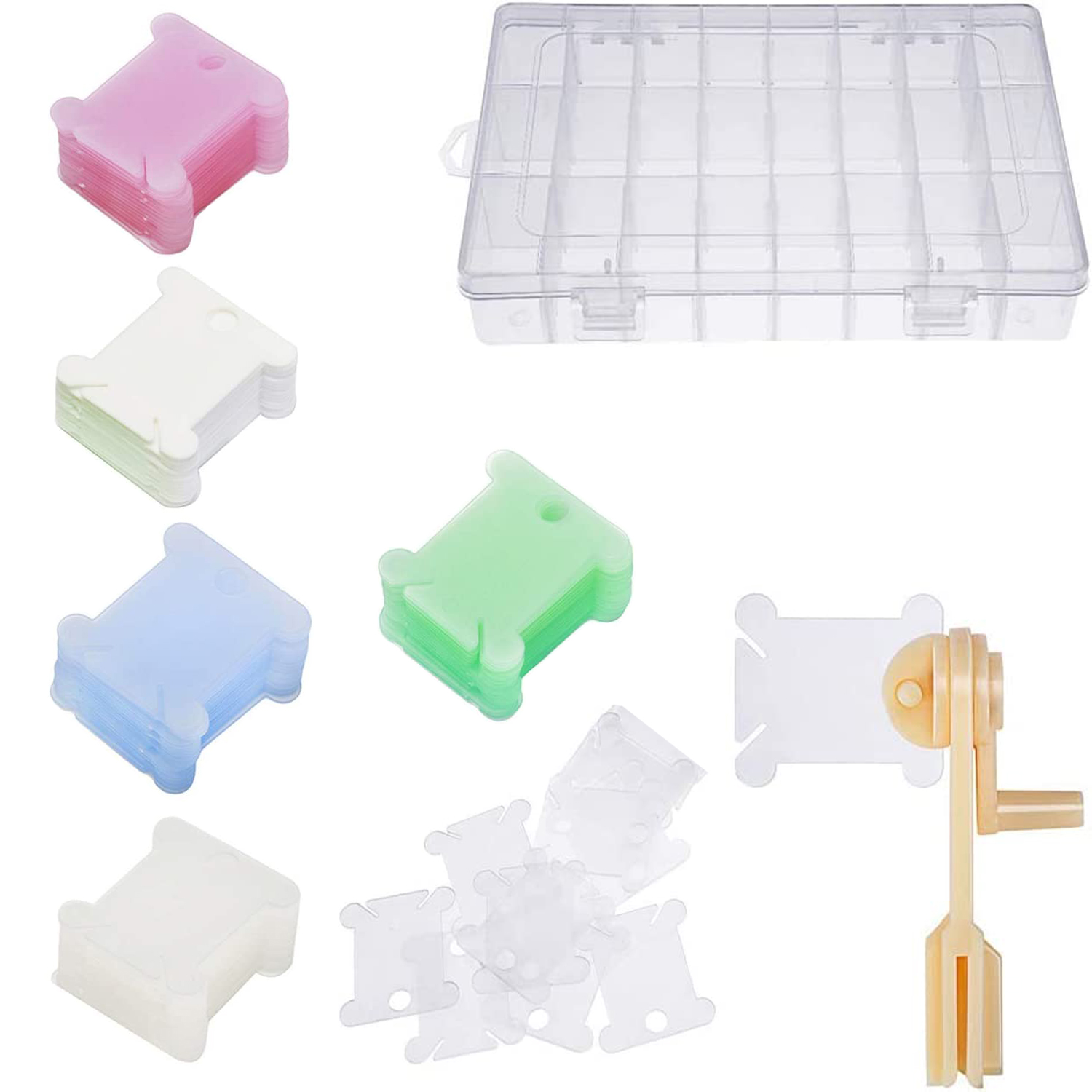 Embroidery Floss Organizer for DIY Cross Sti Winding machine + storage box - Picture 9 of 10