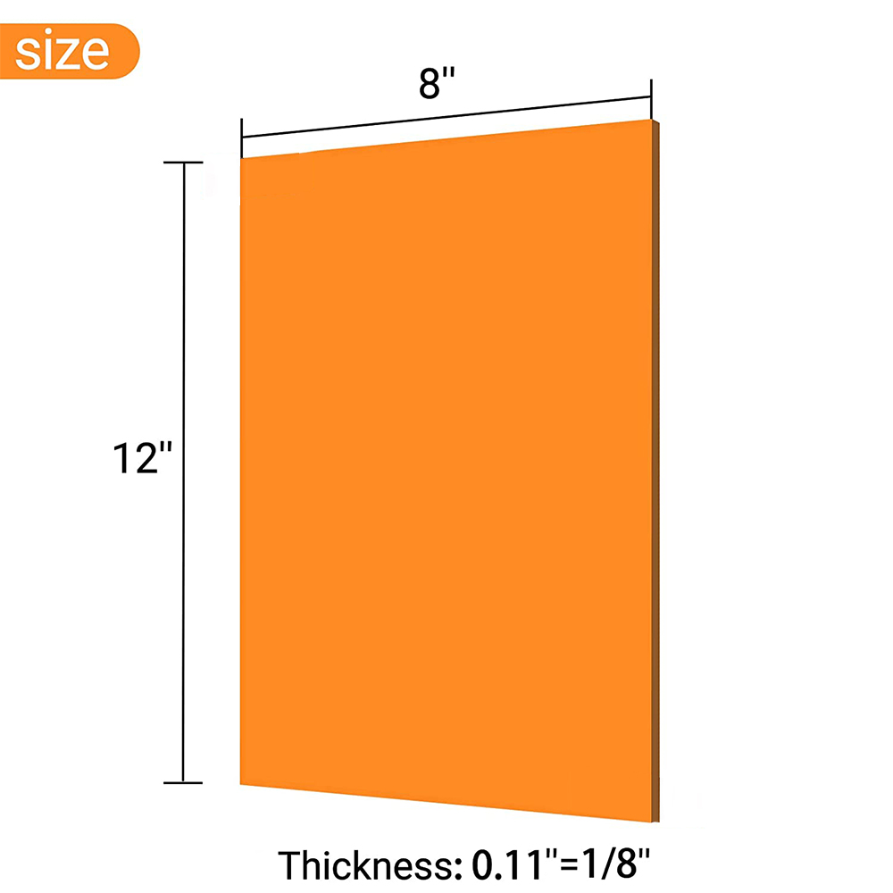 2.8x200x300mm Colored Transparents Lucite Plate / Acrylic Perspex Board