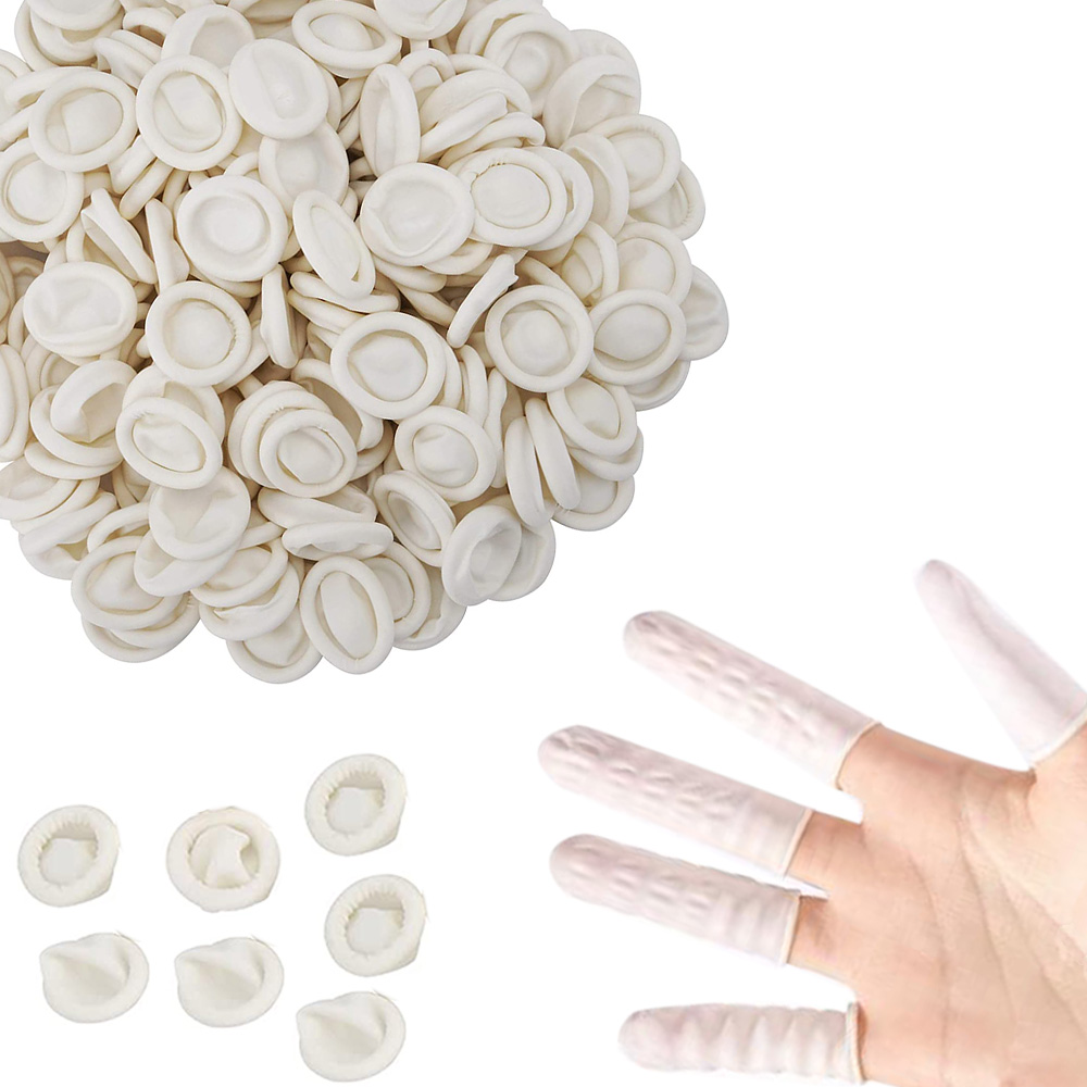 100 finger covers disposable finger protection covers latex rubber finger covers - Picture 28 of 43