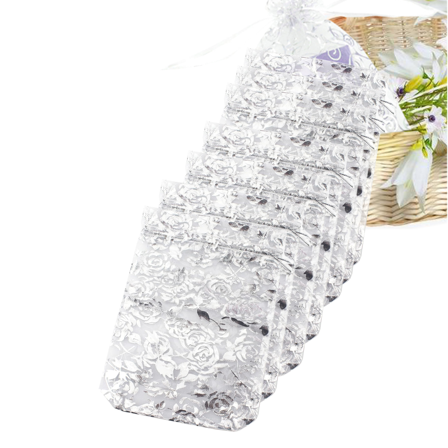 Organza Gift Bag For Jewelry Drawstring Pouches For Wedding Candy Bags