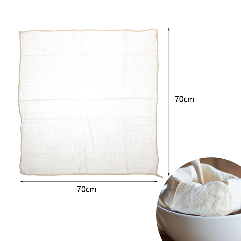 1-5pcs Cheese Cloth Straining Butter Gauze Cooking Draining Cotton Fabric - Foto 18 di 26