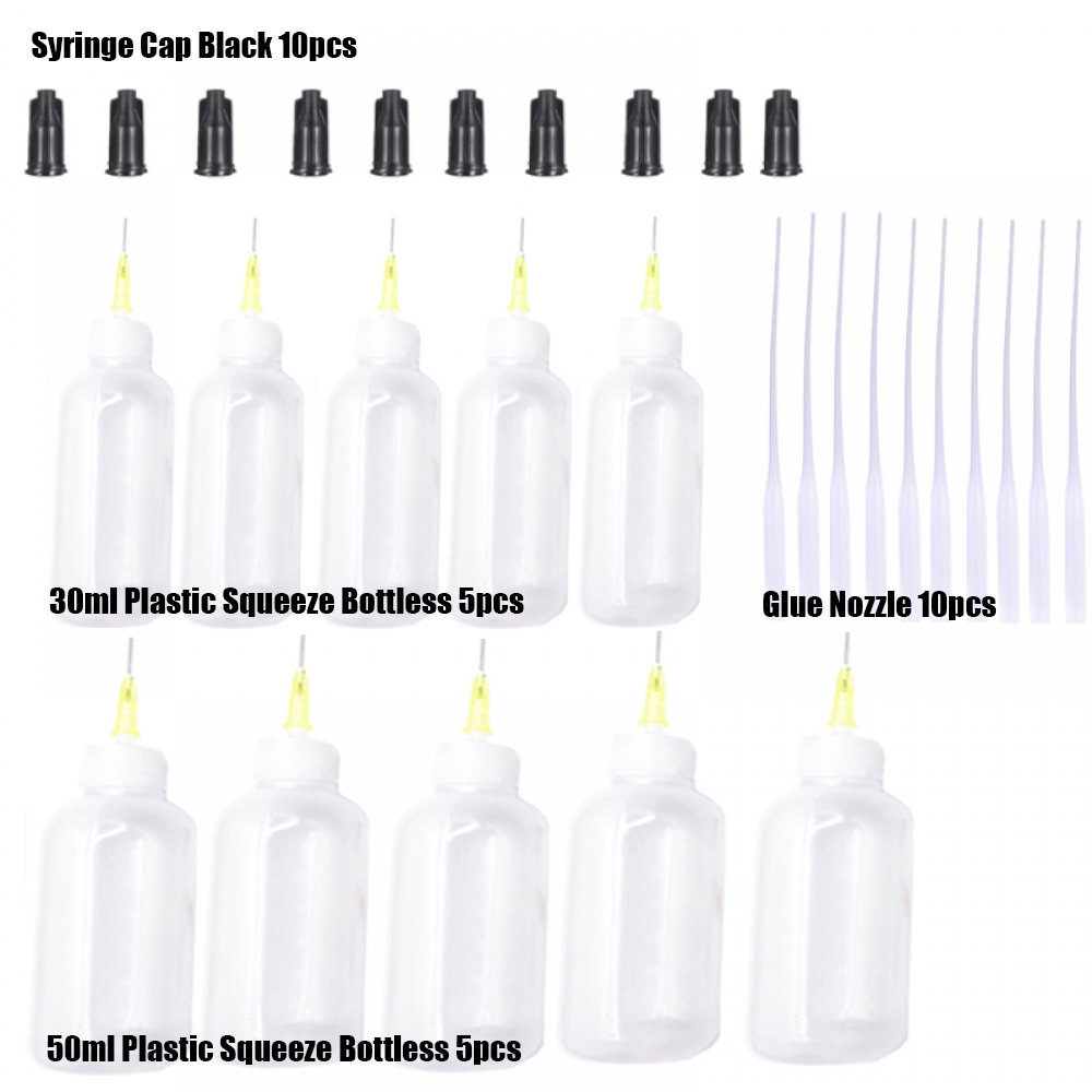 1 Set Dispenser Kit Plastica Spremiagrumi Senza Bottiglia Funziona per Colla Liquida e Inchiostro - Foto 19 di 19