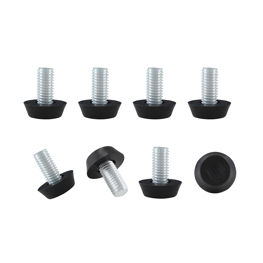 8Pcs/24 Pcs Thread Adjustable Furniture Levelers Screw in Threaded M6 M8 - Picture 25 of 31