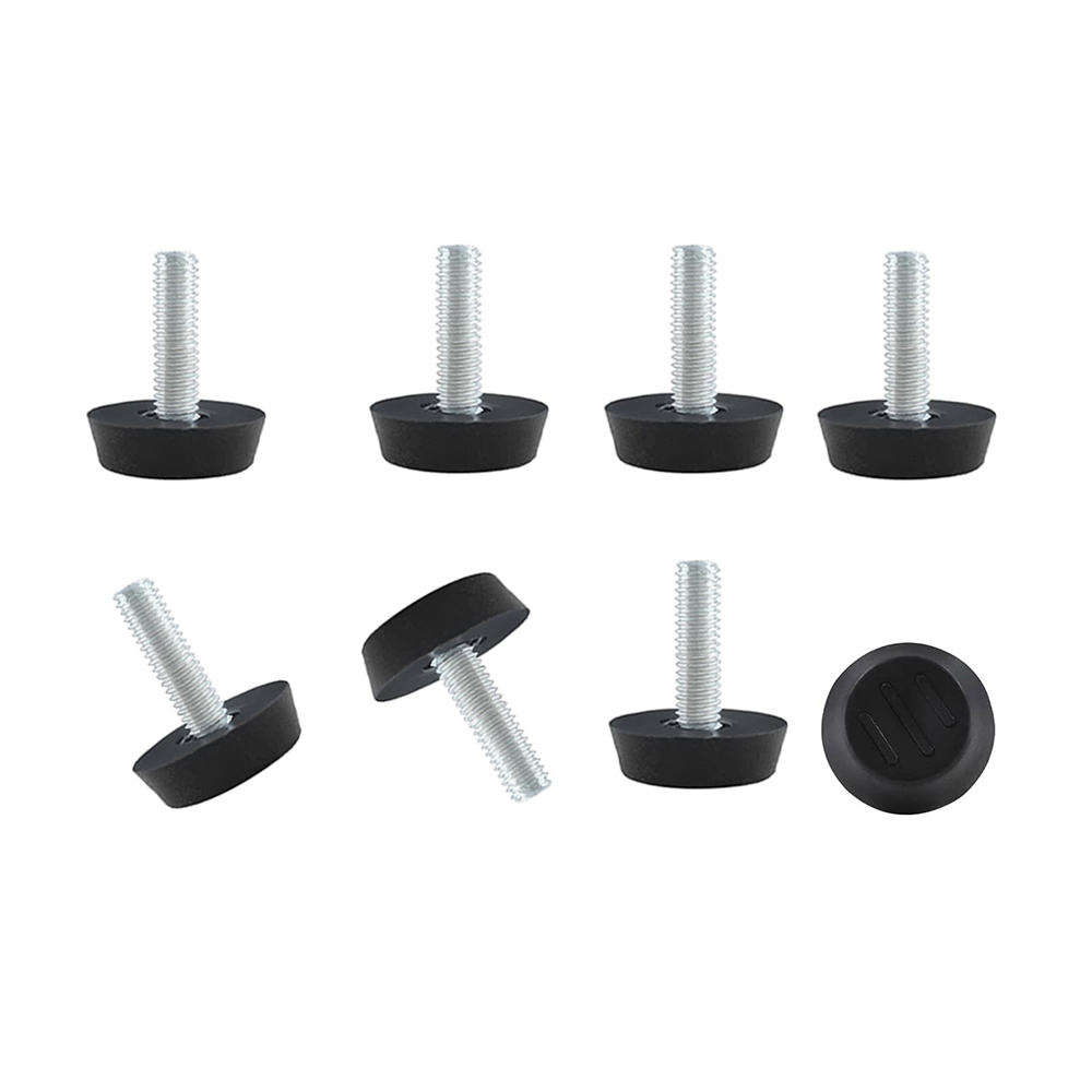 8Pcs/24 Pcs Thread Adjustable Furniture Levelers Screw in Threaded M6 M8 - Picture 27 of 31