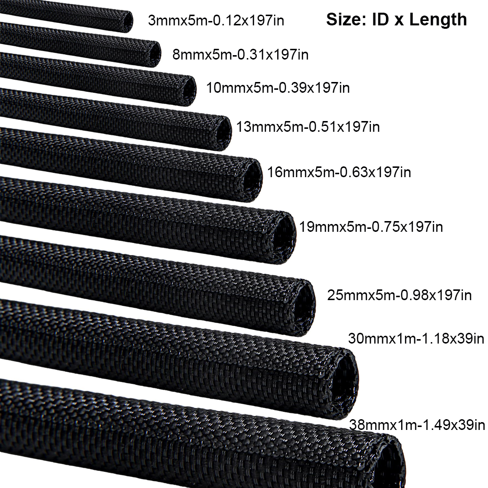 Cable Sleeve, Cable Organizer for TV Computer, Wire Protector Cable Wrap Cover - Afbeelding 11 van 19