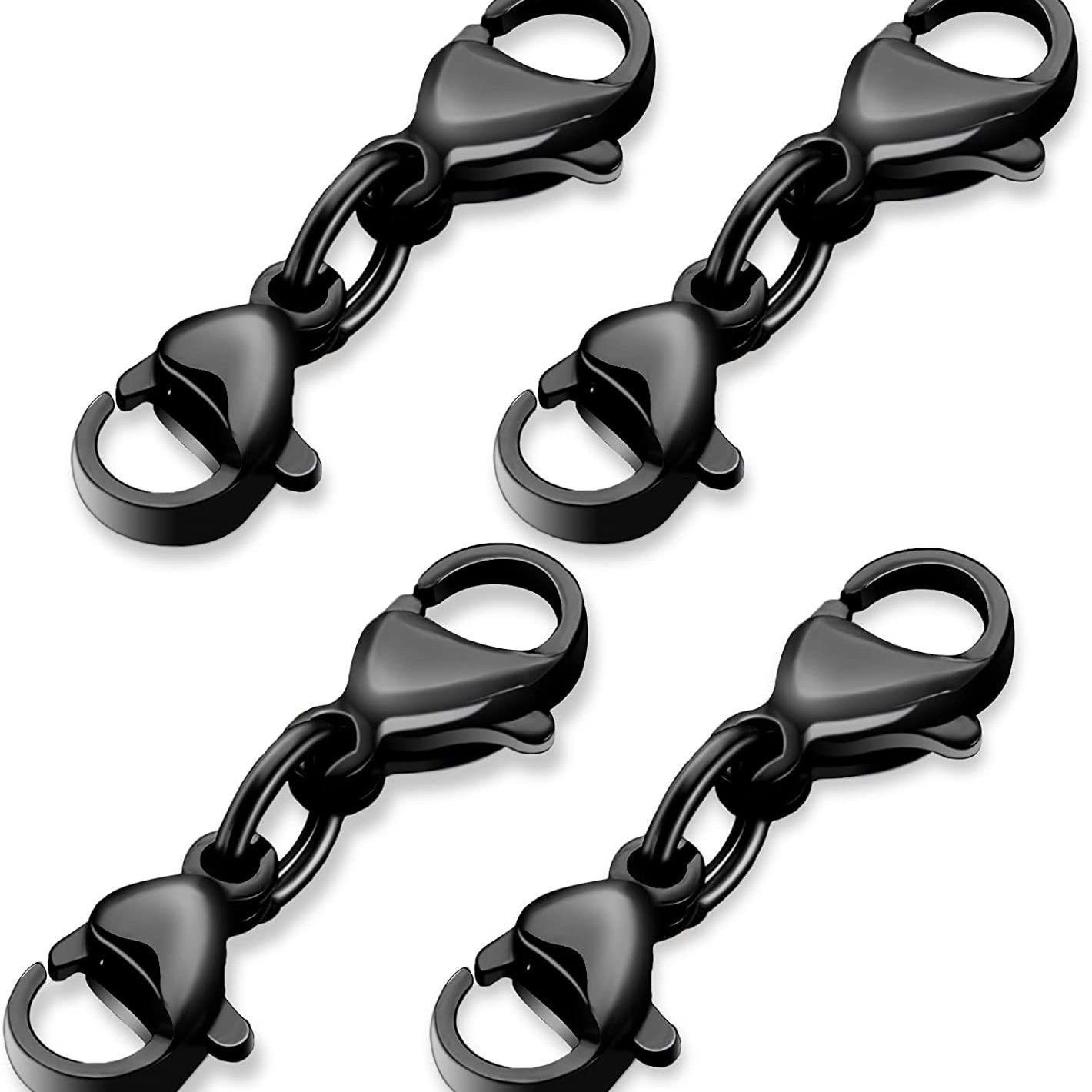 Double Lobster Clasp Extender Claw Connector for DIY Bracelet Necklace Chains - Picture 13 of 16