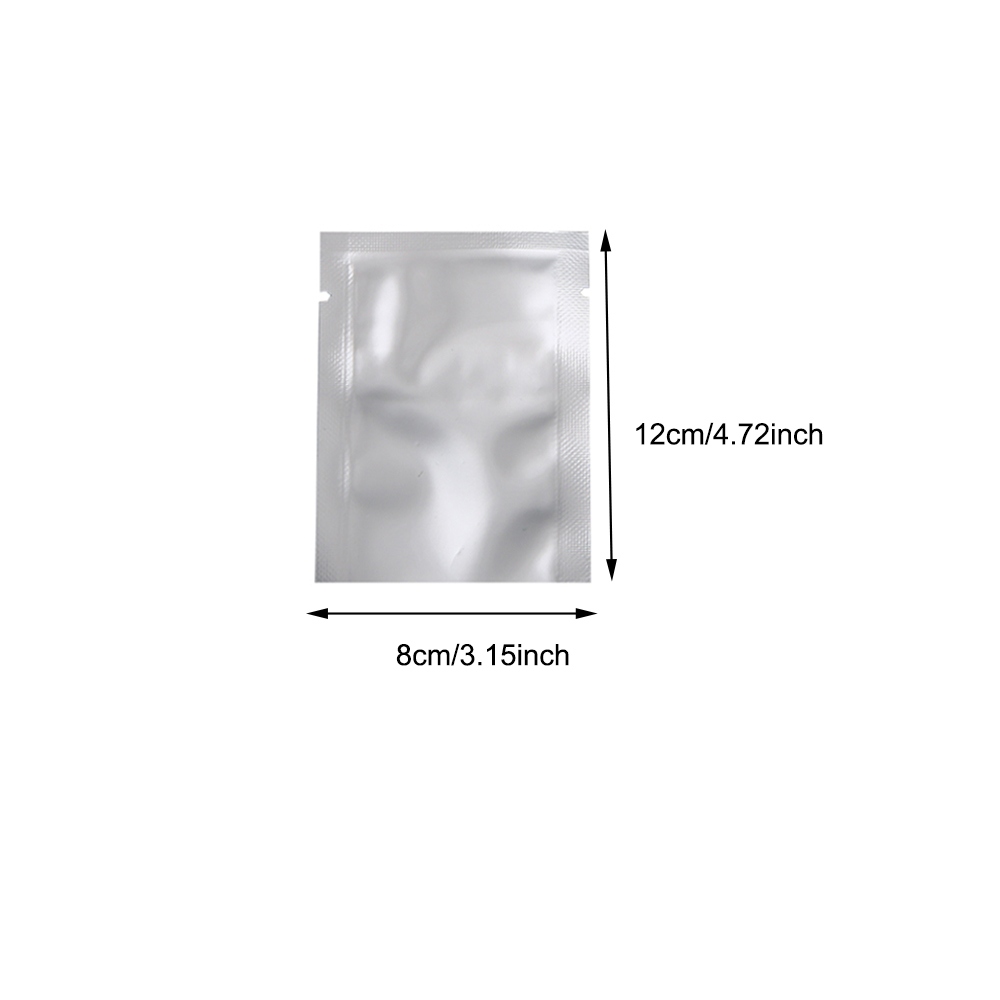 Aluminium Heat Seal Mylar Bags Foil Food Storage Packaging Vacuum Pouches Silver