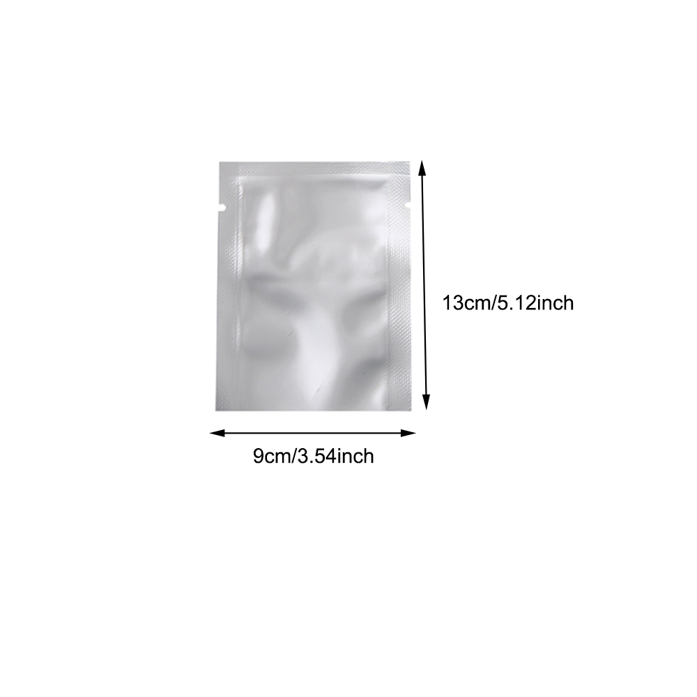 Aluminium Heat Seal Mylar Bags Foil Food Storage Packaging Vacuum Pouches Silver