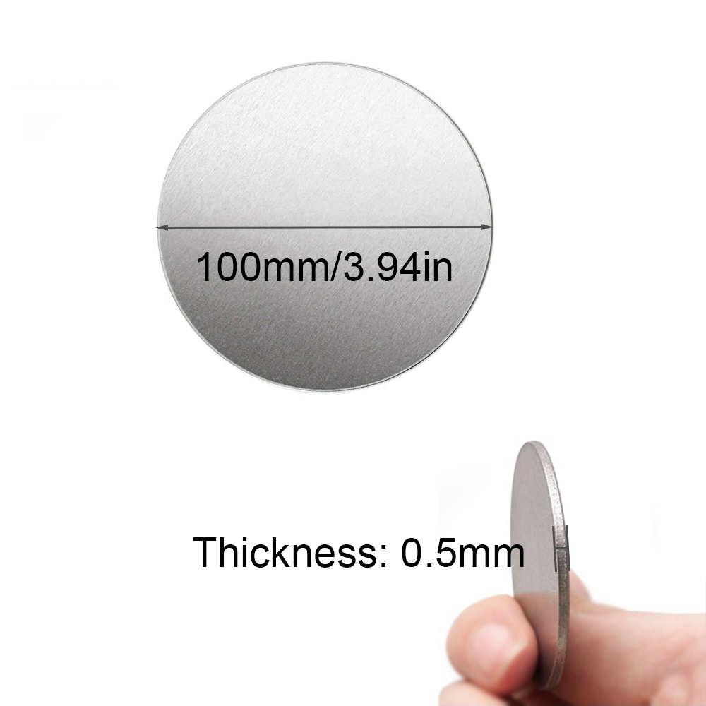 304 Edelstahlscheiben rund Blechzuschnitte Durchmesser 50-100 mm stark 0,5-2 mm - Bild 23 von 26