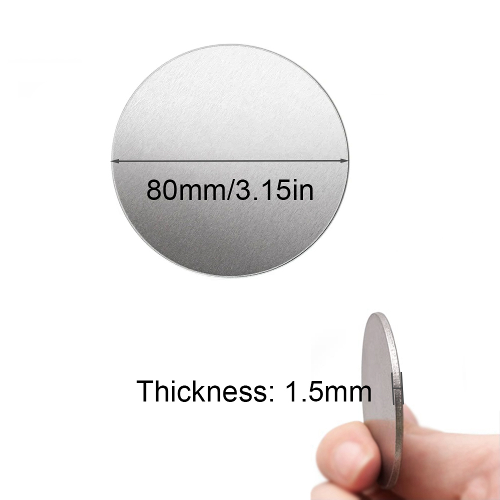 304 Edelstahlscheiben rund Blechzuschnitte Durchmesser 50-100 mm stark 0,5-2 mm - Bild 21 von 26