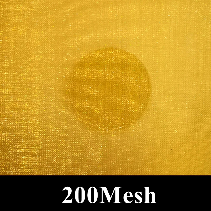 20-200 Mesh 15x15/30x30/30x90cm Brass Woven Wire Metal Mesh Shielding Fabric - Picture 16 of 32