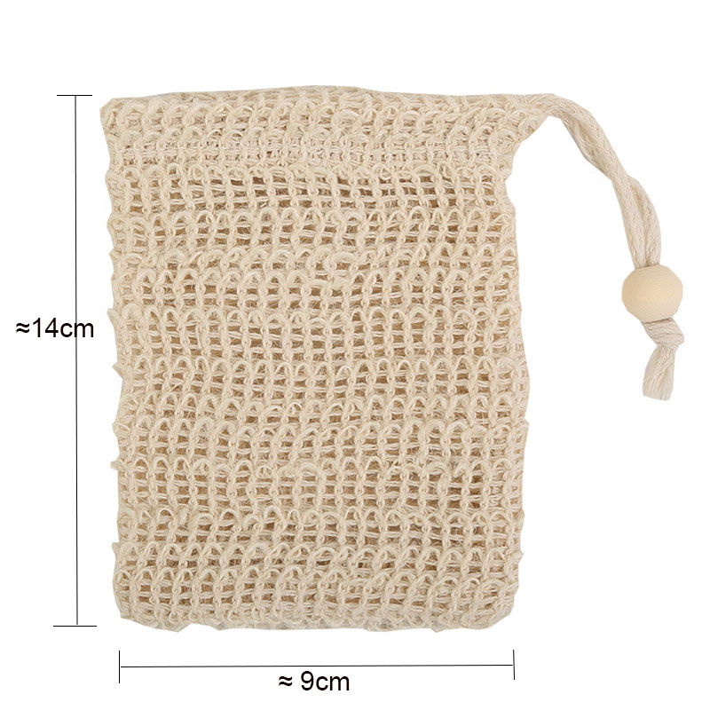 Sisal Soap Bags Shower Bath Exfoliating Soap Saver Pouch Holder for Bath  Use ﻿