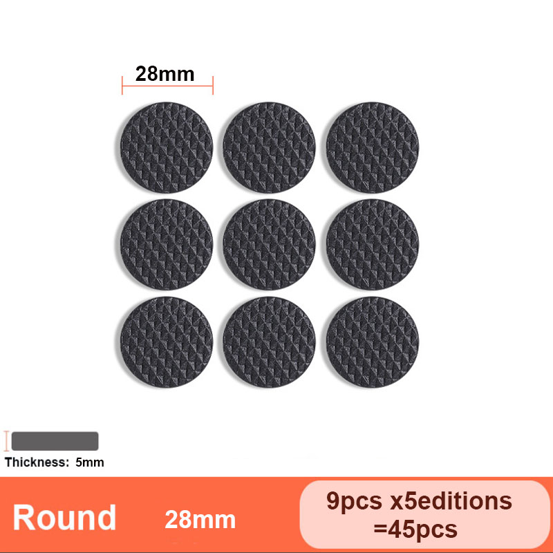 Rubber Pads For Furniture Anti Slip Mat Bumper Damper Self Adhesive Table Feet