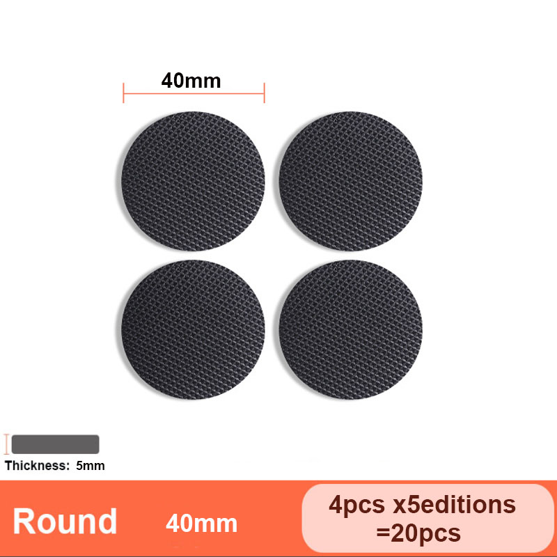 Rubber Pads For Furniture Anti Slip Mat Bumper Damper Self Adhesive Table Feet