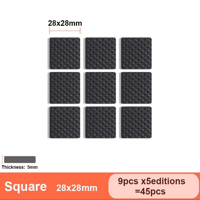 Rubber Pads For Furniture Anti Slip Mat Bumper Damper Self Adhesive Table Feet