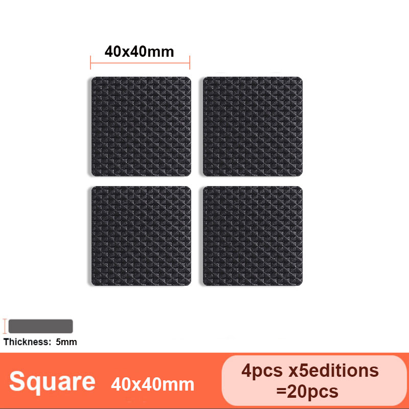 Rubber Pads For Furniture Anti Slip Mat Bumper Damper Self Adhesive Table Feet