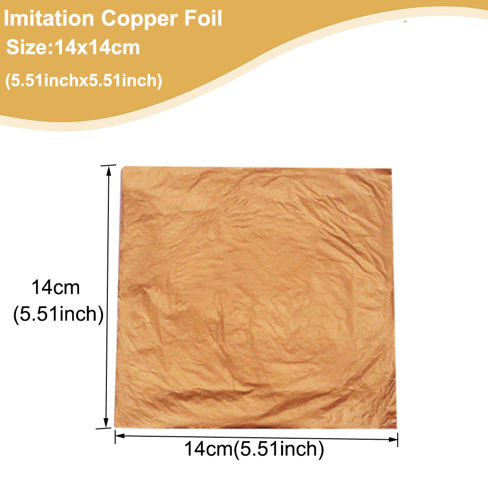 DIY Art Craft Paper Imitation Golds Sliver Coppers Leaf Leaves Sheet Foil Paper - Picture 13 of 23