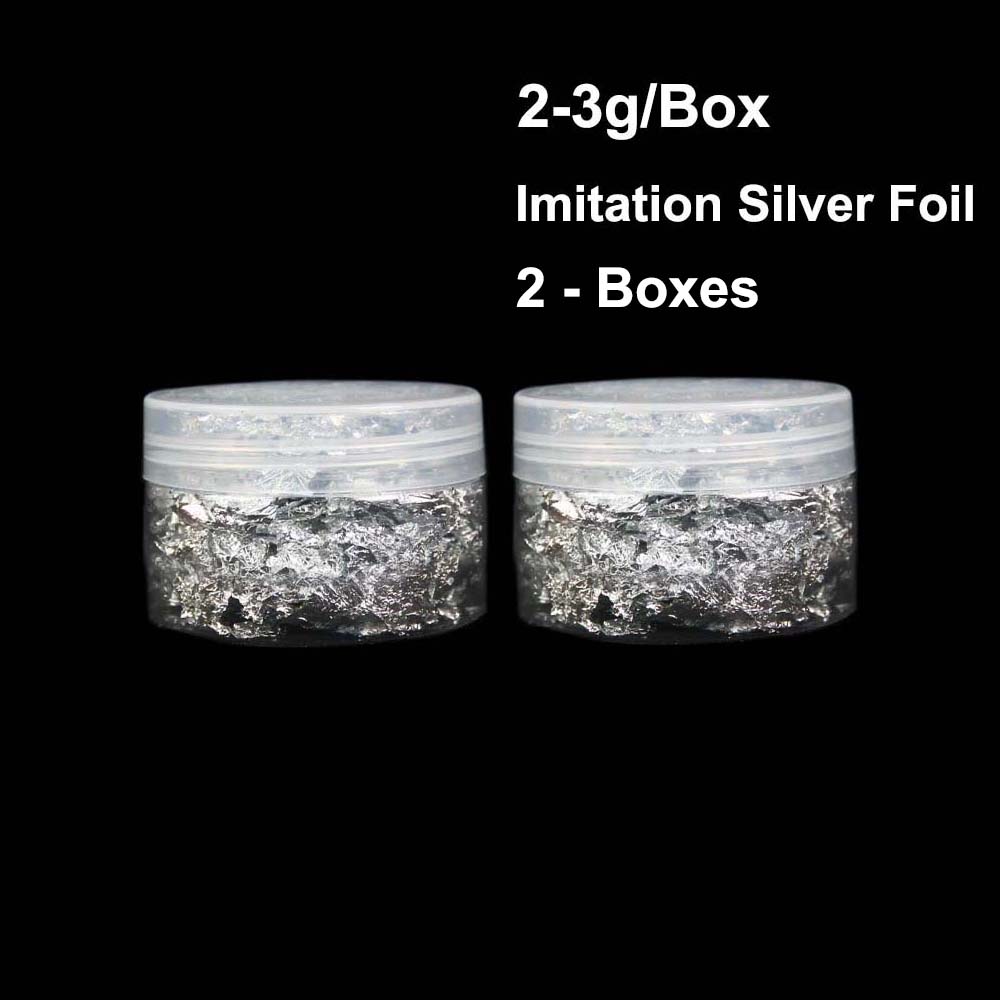 DIY Art Craft Paper Imitation Golds Sliver Coppers Leaf Leaves Sheet Foil Paper - Picture 22 of 23