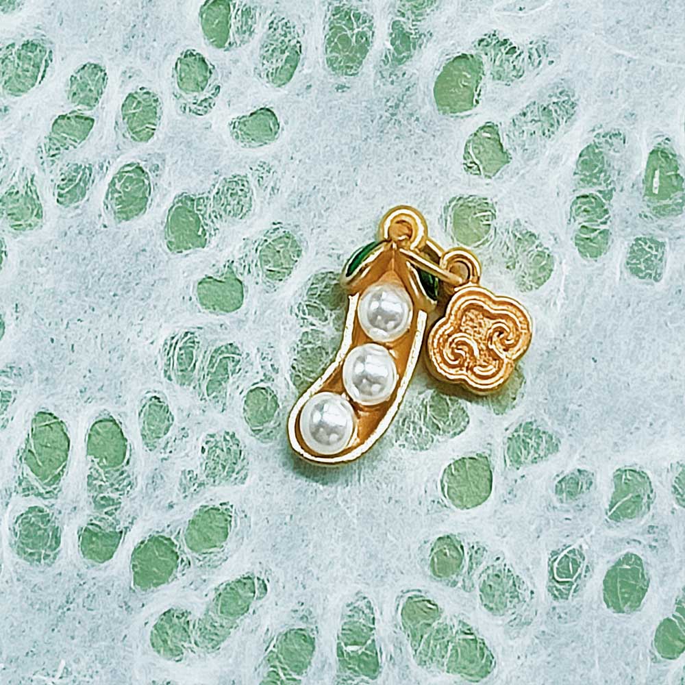 Zinc alloy matte golds imitation jade lotuss root safety buckles pendant - Picture 38 of 40