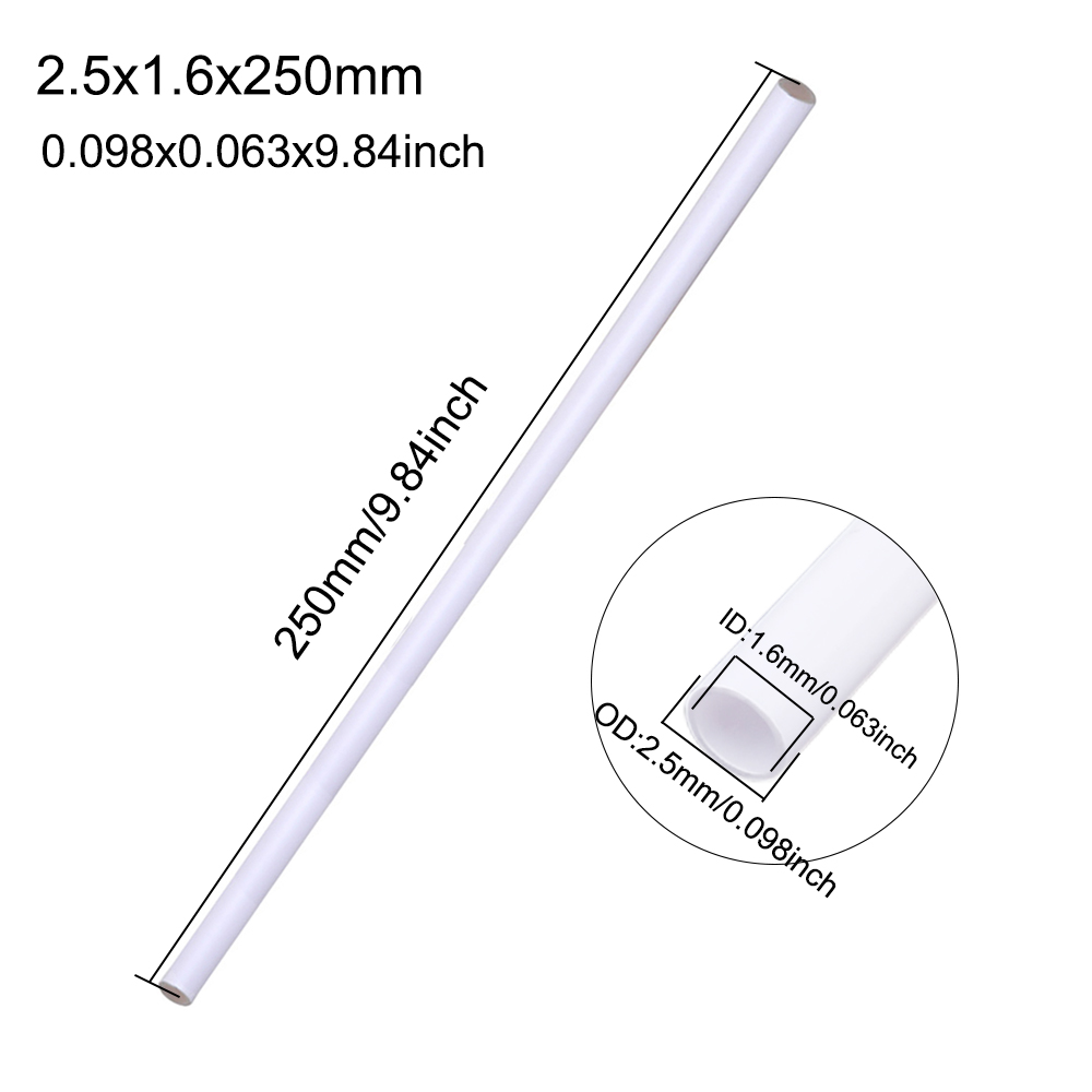 5PCS Tubo Tondo Serie Stirene ABS Plastica Polistirolo PTBFS Tubo Plastica - Foto 21 di 22
