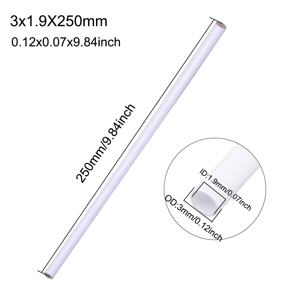 5PCS Round Tube Series Styrene ABS Plastic Polystyrene PTBFS Pipe Plastic