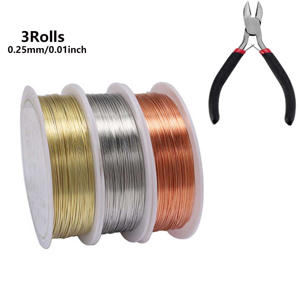 Coppers Beading Wire 0.2-0.8mm for Jewelry Making and Crafts Wire - Picture 13 of 20