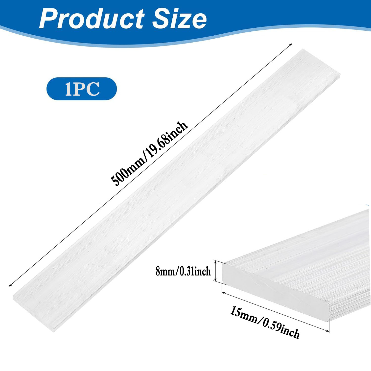 6061 Aluminium Flat Bar Plate Strip Aluminum Alloy Metal Sheet CNC Stock - Picture 26 of 28