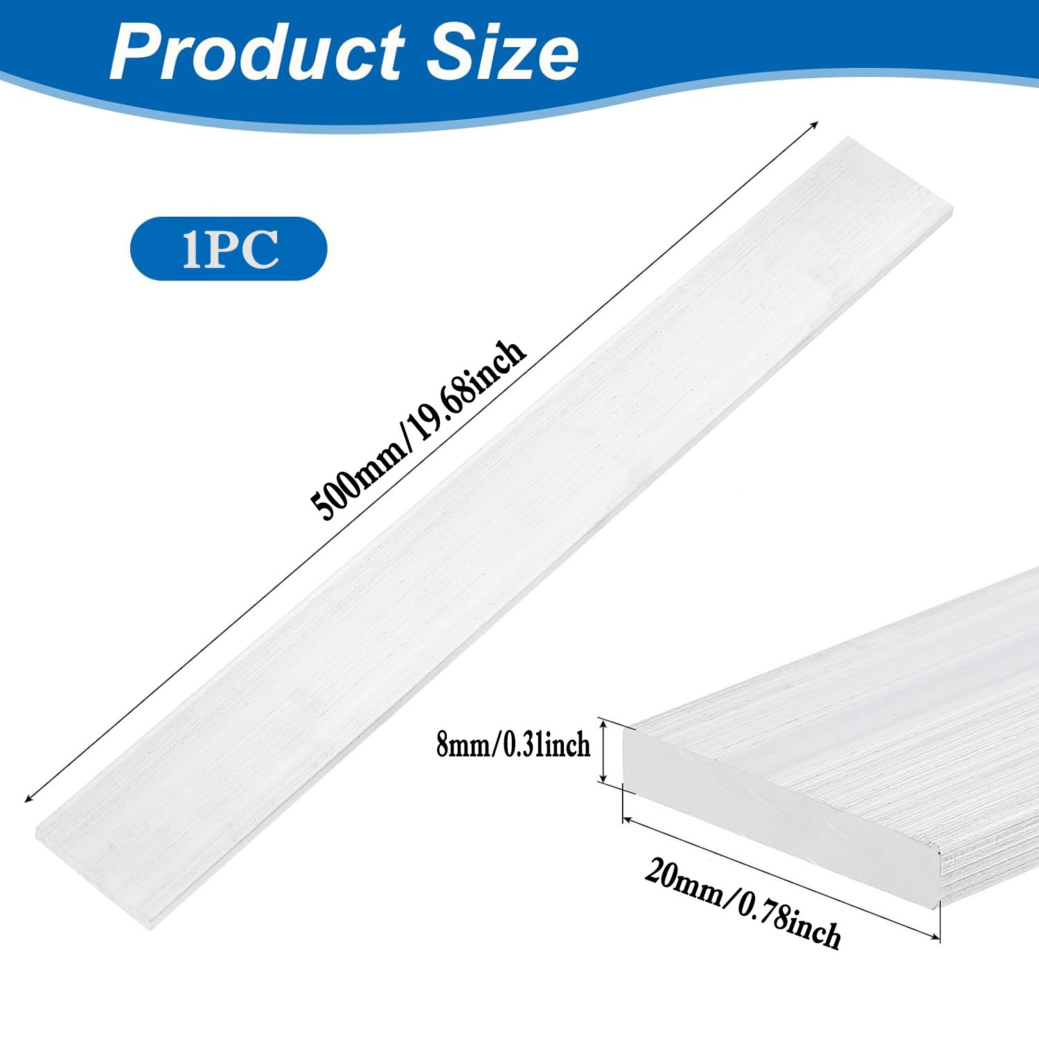 6061 Aluminium Flat Bar Plate Strip Aluminum Alloy Metal Sheet CNC Stock - Picture 27 of 28