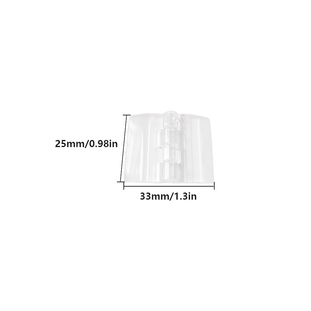 Plastic Clear Acrylic Folding Hinges Perspex Cabinet Hinges Doors Window Home