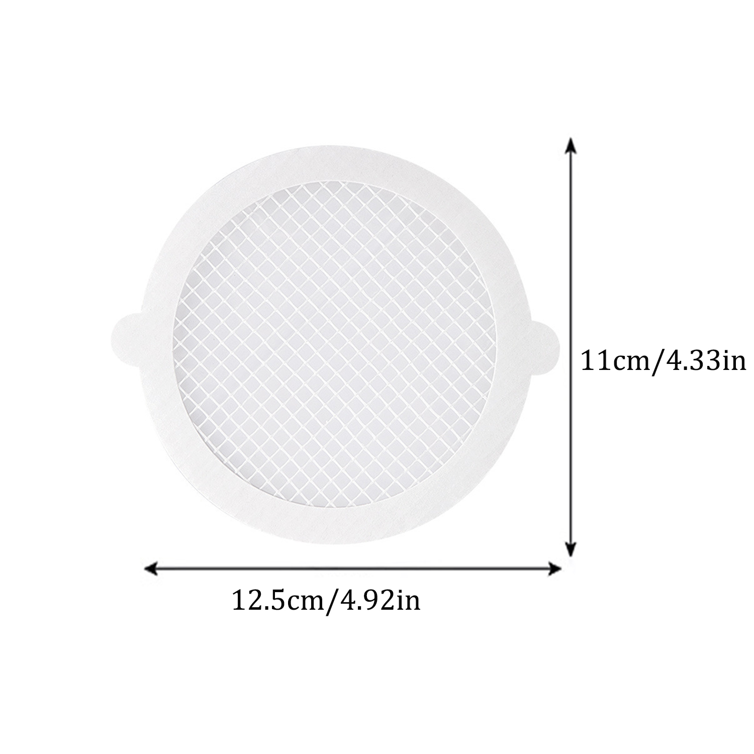 Floor Drain Sticker Shower Drain Hair Catcher Cover Sink Drain Hair Filter - Foto 9 di 10