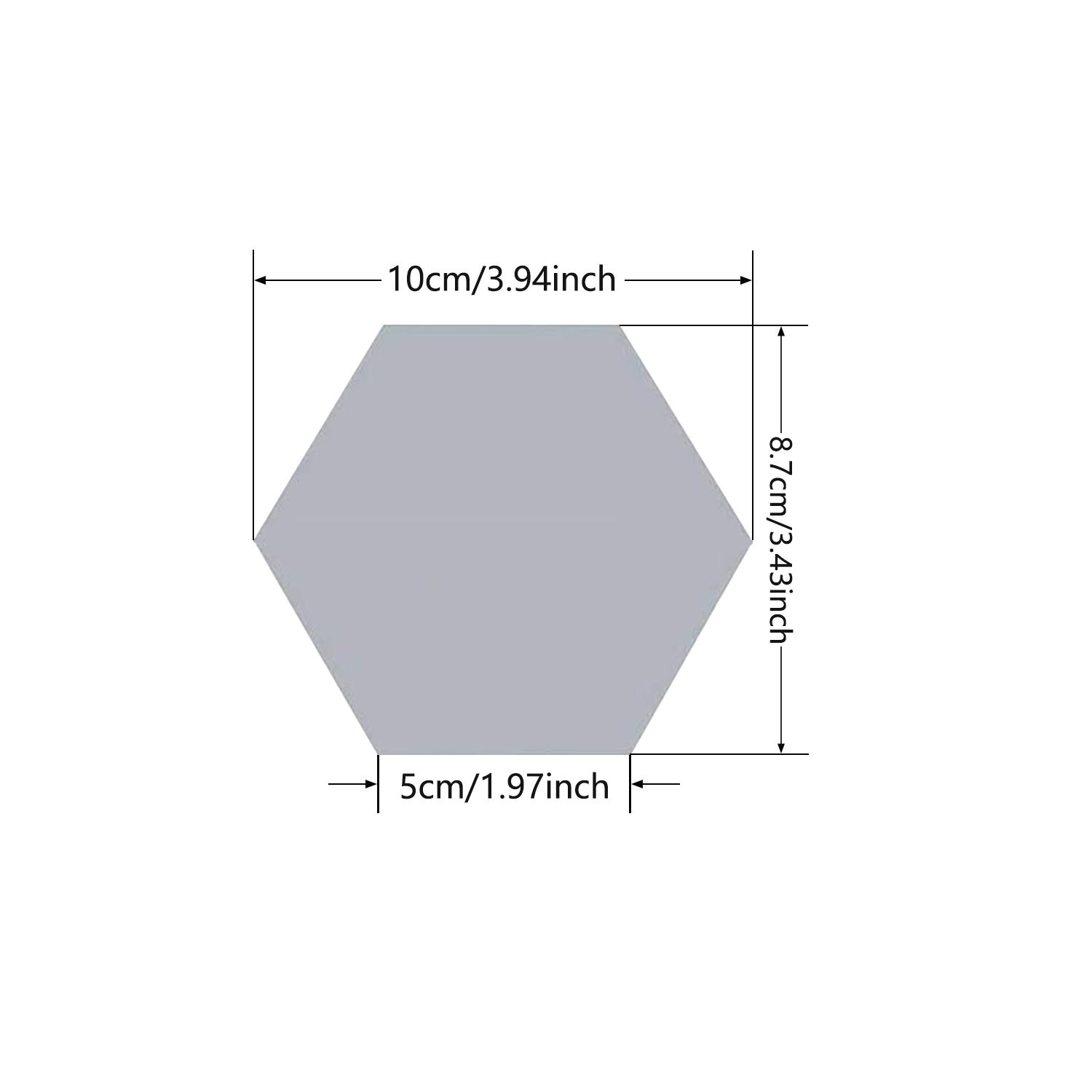 Mirror Wall Sticker Hexagon Decal Home Decor DIY Wall Decoration - Picture 13 of 18