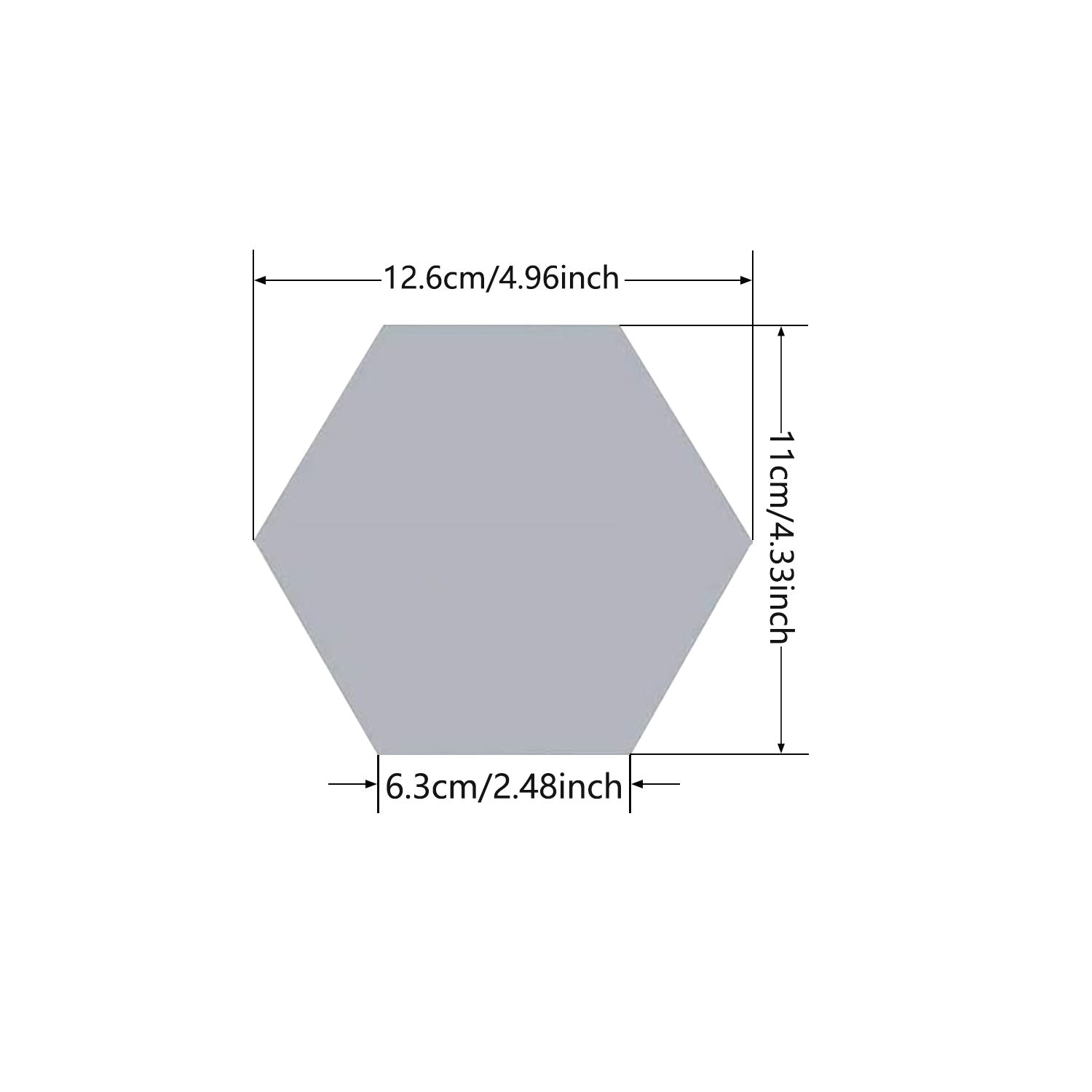 Mirror Wall Sticker Hexagon Decal Home Decor DIY Wall Decoration - Picture 14 of 18