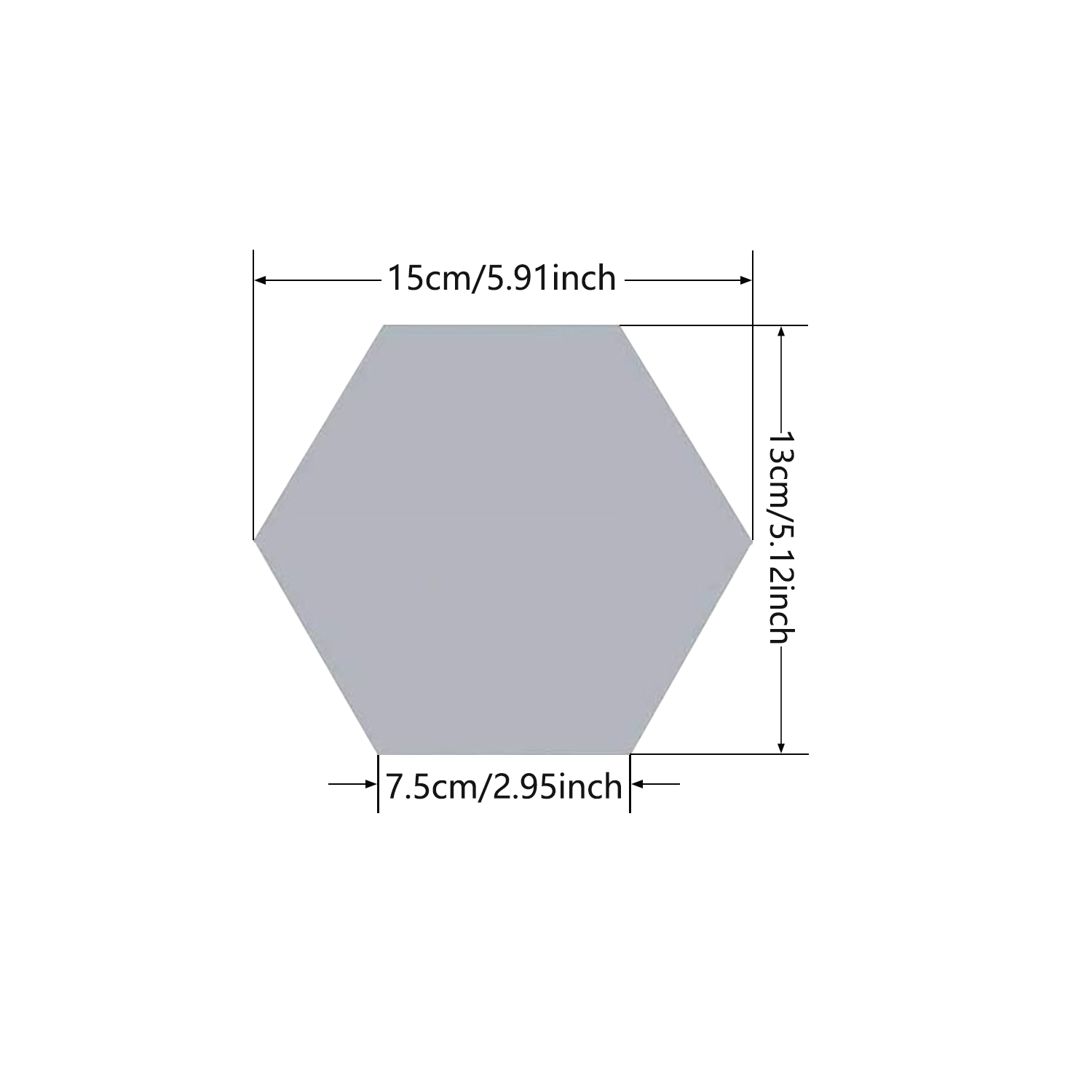 Mirror Wall Sticker Hexagon Decal Home Decor DIY Wall Decoration - Picture 15 of 18