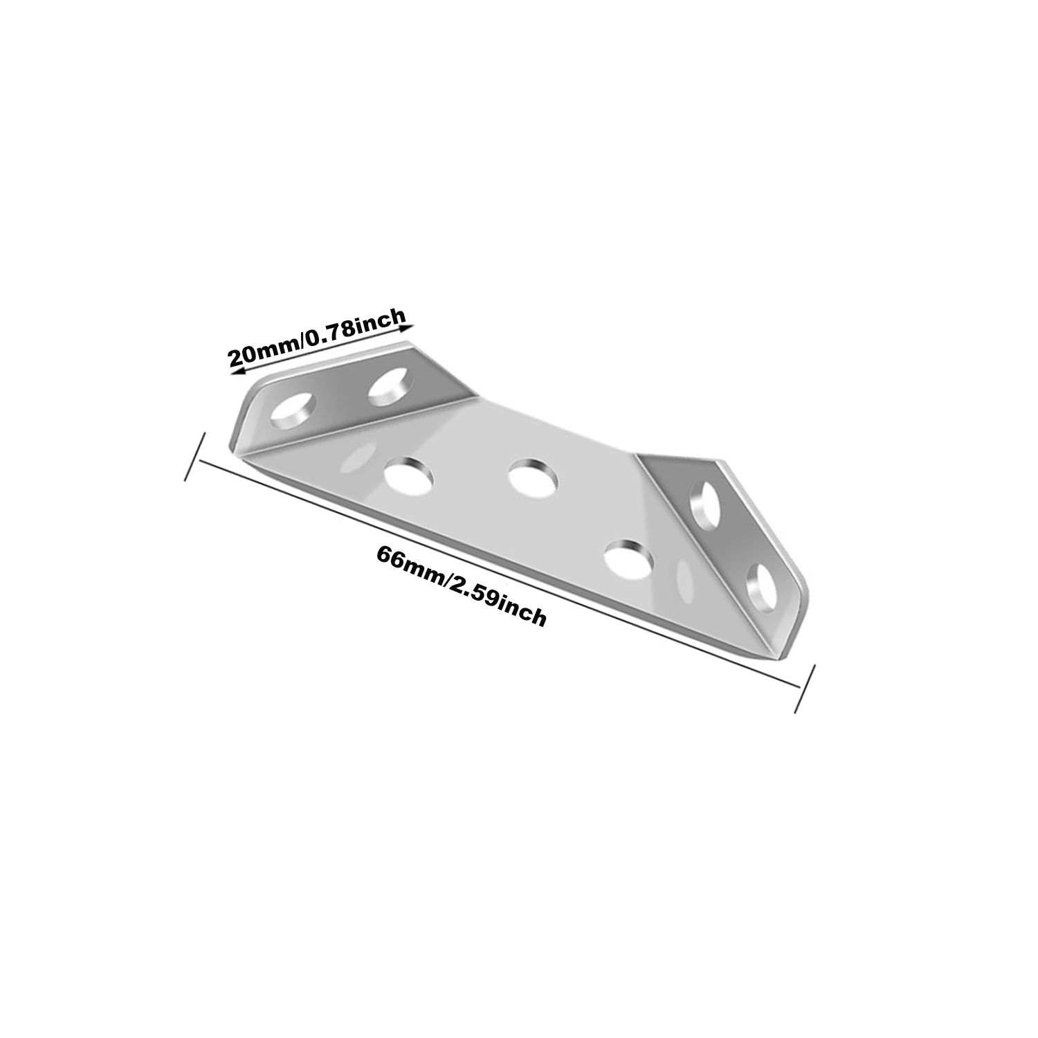Universal Furniture Corner Connector Stainlesss Steel Angle Corner Brackets